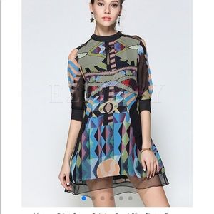 Multi color dress